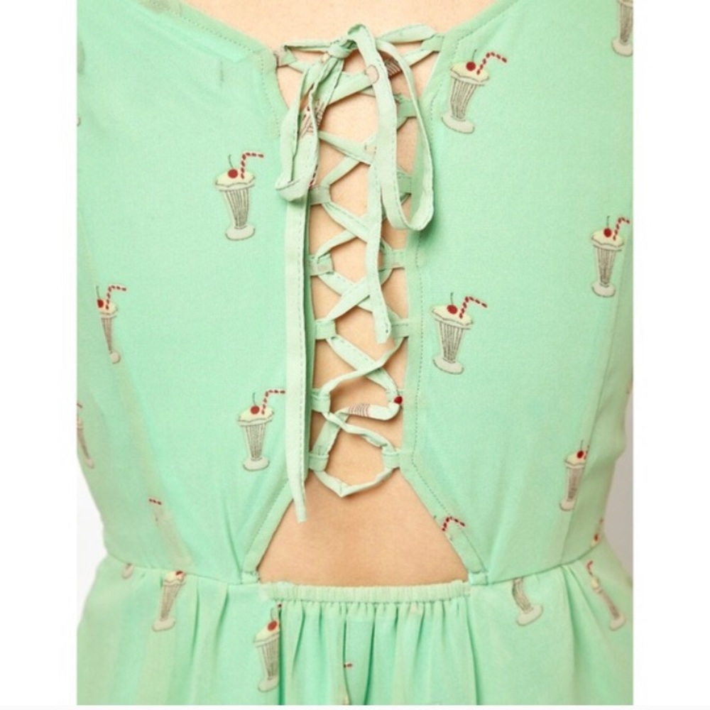 Sugarlhill boutique mint milkshake mini dress